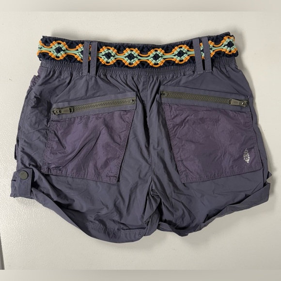 Free People Movement FP Go The Distance Shorts Purple Macrame Hike Women Small - Picture 9 of 9